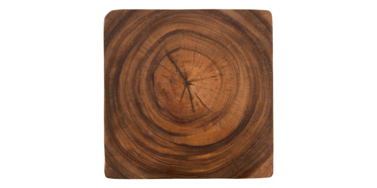 ΣΚΑΜΠΟ GEBO HM9754 ΤΕΤΡΑΓΩΝΟ ΑΠΟ ΞΥΛΟ SUAR ΣΕ ΚΑΡΥΔΙ 35x35x46,5Y εκ.