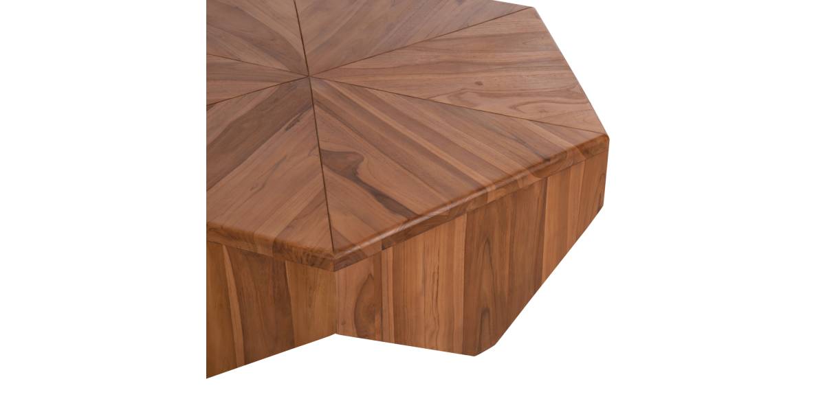 ΤΡΑΠΕΖΙ ΣΑΛΟΝΙΟΥ HEXAGON HM9790 ΞΥΛΟ ΤΕΑΚ ΣΕ ΦΥΣΙΚΟ 114x99x34Yεκ.