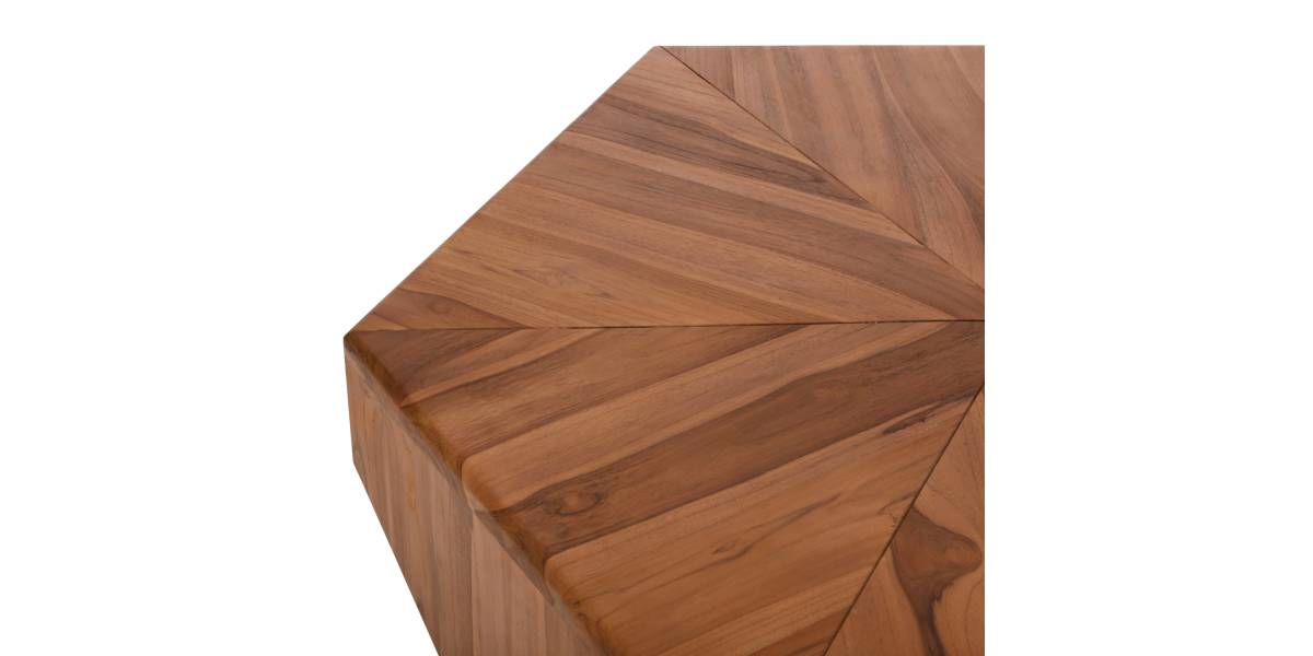 ΤΡΑΠΕΖΙ ΣΑΛΟΝΙΟΥ HEXAGON HM9790 ΞΥΛΟ ΤΕΑΚ ΣΕ ΦΥΣΙΚΟ 114x99x34Yεκ.