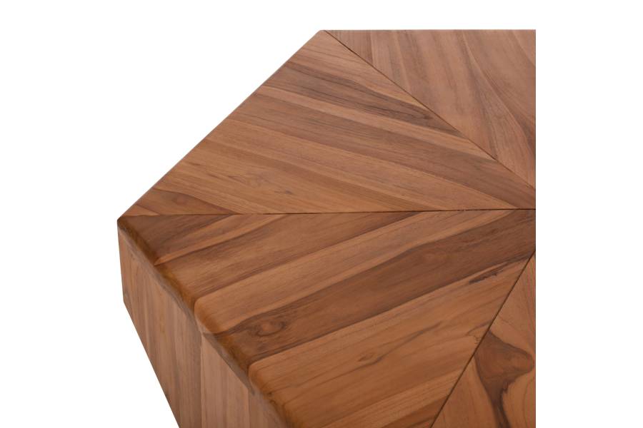 ΤΡΑΠΕΖΙ ΣΑΛΟΝΙΟΥ HEXAGON HM9790 ΞΥΛΟ ΤΕΑΚ ΣΕ ΦΥΣΙΚΟ 114x99x34Yεκ.