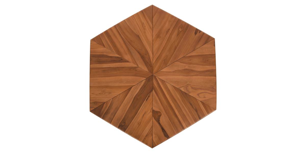 ΤΡΑΠΕΖΙ ΣΑΛΟΝΙΟΥ HEXAGON HM9790 ΞΥΛΟ ΤΕΑΚ ΣΕ ΦΥΣΙΚΟ 114x99x34Yεκ.