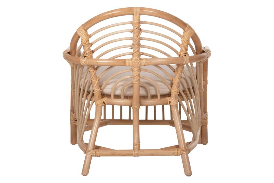 ΠΟΛΥΘΡΟΝΑ FEMUR HM9837 RATTAN ΣΕ ΦΥΣΙΚΟ- ΛΕΥΚΟ ΜΑΞΙΛΑΡΙ 72x66x75Υεκ.