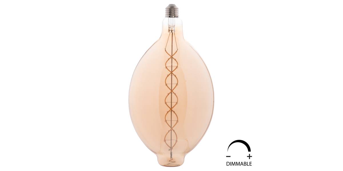 ΛΑΜΠΤΗΡΑΣ LED FILAMENT 8W E27 3000K TEA COLOR DIMMABLE HM4051.02