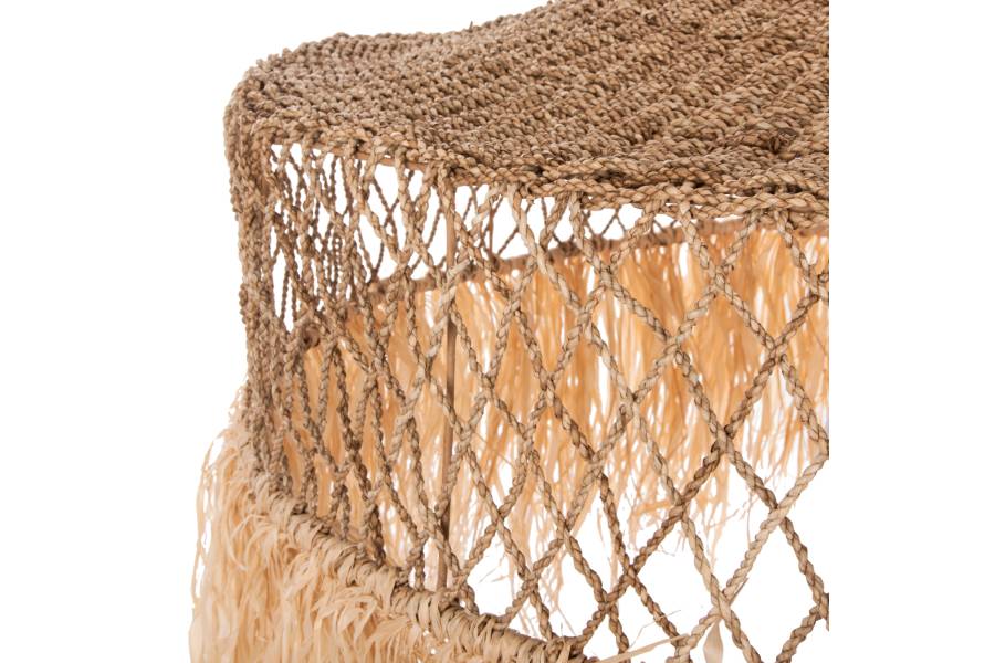 ΦΩΤΙΣΤΙΚΟ ΟΡΟΦΗΣ ΚΡΕΜΑΣΤΟ HM4031 ΙΝΕΣ ΦΟΙΝΙΚΑ & SEAGRASS ΚΡΟΣΙΑ- ΦΥΣΙΚΟ Φ123x65Yεκ.