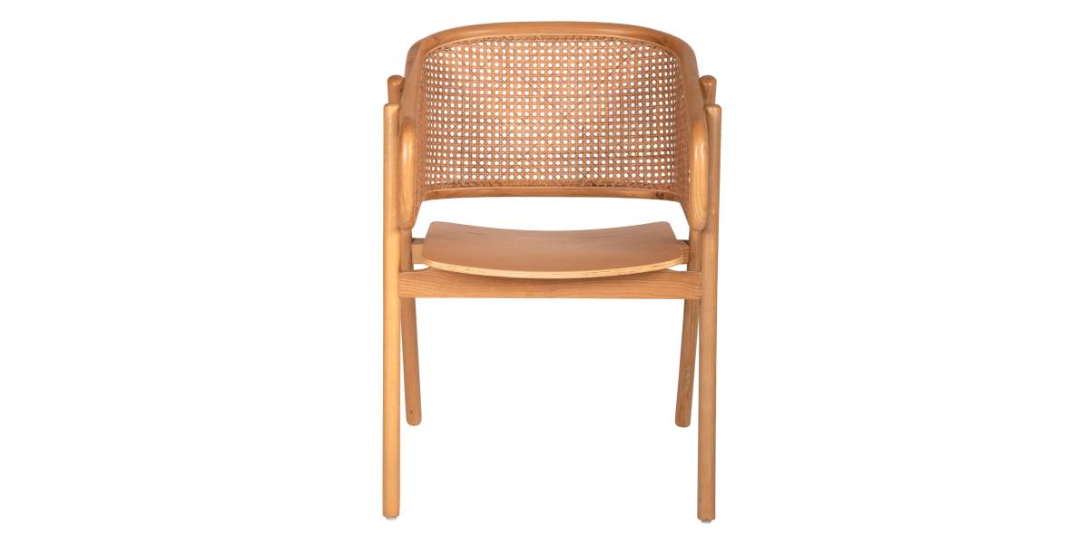 ΠΟΛΥΘΡΟΝΑ KENLEE HM9872 ΦΡΑΞΙΝΟΣ ΚΑΙ ΦΥΣΙΚΟ RATTAN RATTAN ΣΕ ΦΥΣΙΚΟ 57,5x55x81Yεκ.