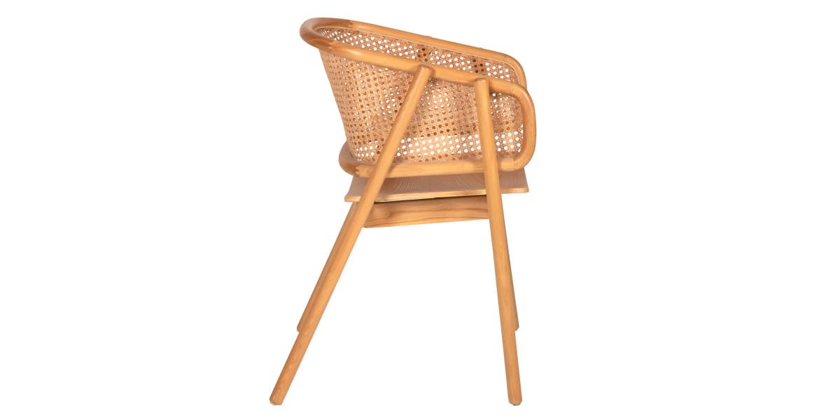 ΠΟΛΥΘΡΟΝΑ KENLEE HM9872 ΦΡΑΞΙΝΟΣ ΚΑΙ ΦΥΣΙΚΟ RATTAN RATTAN ΣΕ ΦΥΣΙΚΟ 57,5x55x81Yεκ.