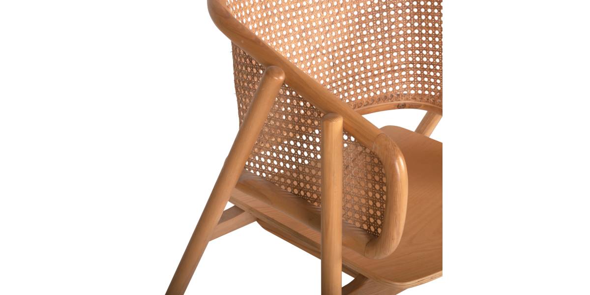 ΠΟΛΥΘΡΟΝΑ KENLEE HM9872 ΦΡΑΞΙΝΟΣ ΚΑΙ ΦΥΣΙΚΟ RATTAN RATTAN ΣΕ ΦΥΣΙΚΟ 57,5x55x81Yεκ.