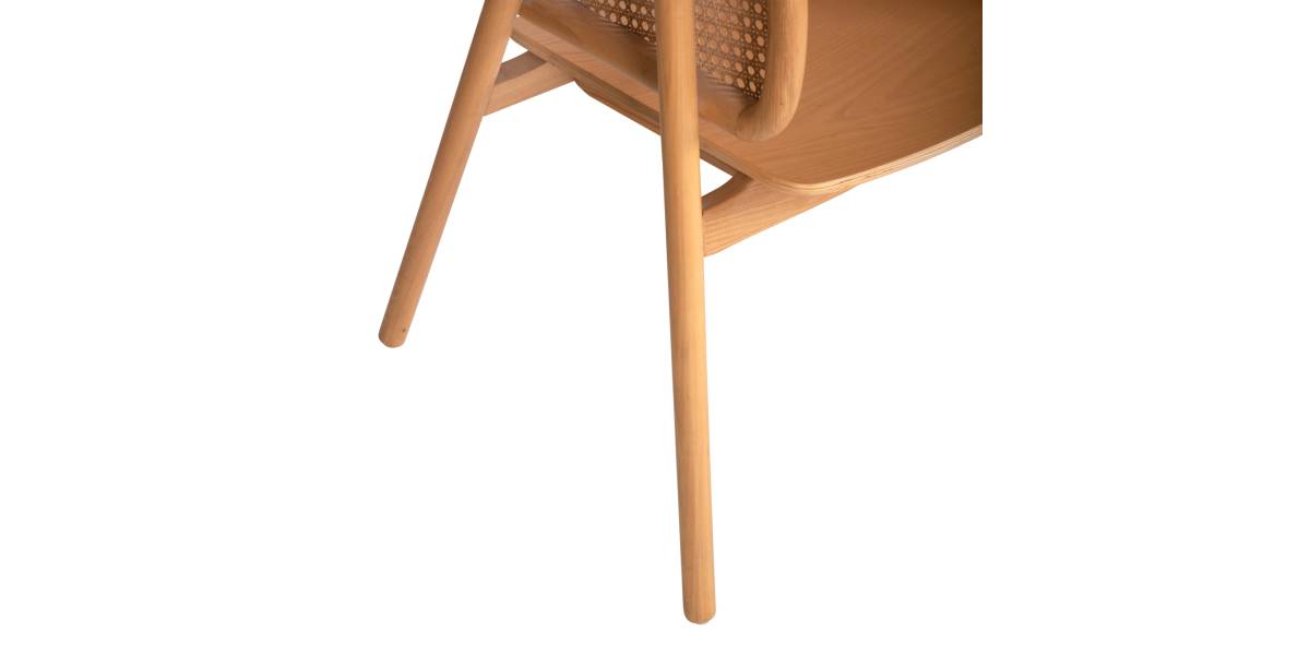 ΠΟΛΥΘΡΟΝΑ KENLEE HM9872 ΦΡΑΞΙΝΟΣ ΚΑΙ ΦΥΣΙΚΟ RATTAN RATTAN ΣΕ ΦΥΣΙΚΟ 57,5x55x81Yεκ.