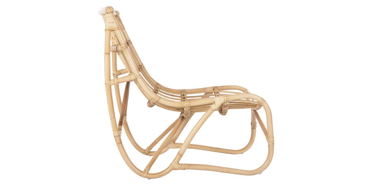 ΠΟΛΥΘΡΟΝΑ GRINN HM9815.01 ΡΑΒΔΟΙ RATTAN ΣΕ ΦΥΣΙΚΟ 56,5x73,5x79,5Υ εκ.