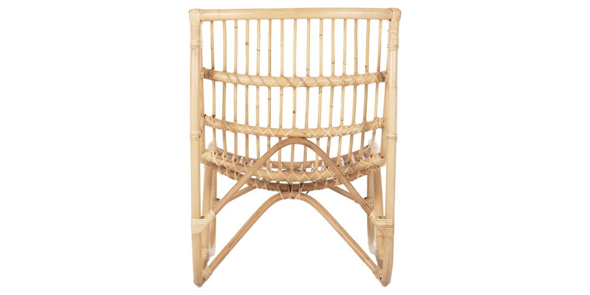 ΠΟΛΥΘΡΟΝΑ GRINN HM9815.01 ΡΑΒΔΟΙ RATTAN ΣΕ ΦΥΣΙΚΟ 56,5x73,5x79,5Υ εκ.