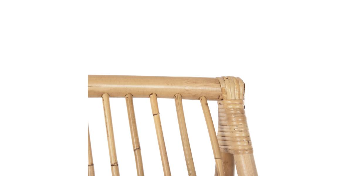 ΠΟΛΥΘΡΟΝΑ GRINN HM9815.01 ΡΑΒΔΟΙ RATTAN ΣΕ ΦΥΣΙΚΟ 56,5x73,5x79,5Υ εκ.