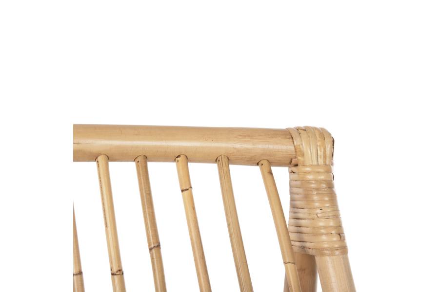 ΠΟΛΥΘΡΟΝΑ GRINN HM9815.01 ΡΑΒΔΟΙ RATTAN ΣΕ ΦΥΣΙΚΟ 56,5x73,5x79,5Υ εκ.