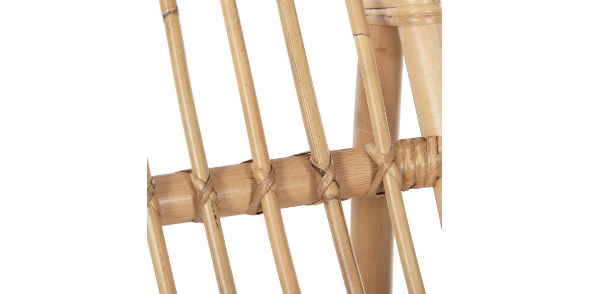 ΠΟΛΥΘΡΟΝΑ GRINN HM9815.01 ΡΑΒΔΟΙ RATTAN ΣΕ ΦΥΣΙΚΟ 56,5x73,5x79,5Υ εκ.