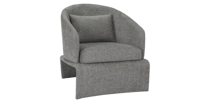 ΠΟΛΥΘΡΟΝΑ BEVY HM9677.01 ΓΚΡΙ ΜΠΟΥΚΛΕ ΥΦΑΣΜΑ-ΜΕΤΑΛΛΙΚΟΣ ΣΚΕΛΕΤΟΣ 72x71x75Υεκ.