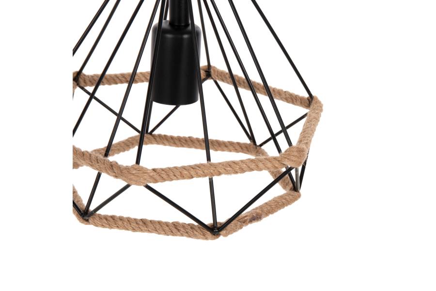 ΦΩΤΙΣΤΙΚΟ ΟΡΟΦΗΣ ΚΡΕΜΑΣΤΟ HM4061 ΜΑΥΡΟ ΜΕΤΑΛΛΟ-ΣΧΟΙΝΙ 24,5x21,5x125Υεκ.