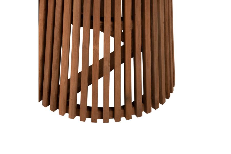 ΤΡΑΠΕΖΙ ΤΡΑΠΕΖΑΡΙΑΣ REMIK HM9835 RECYCLED ΤΕΑΚ ΣΕ ΦΥΣΙΚΟ 100x200x75,5Yεκ. TOP 4εκ.