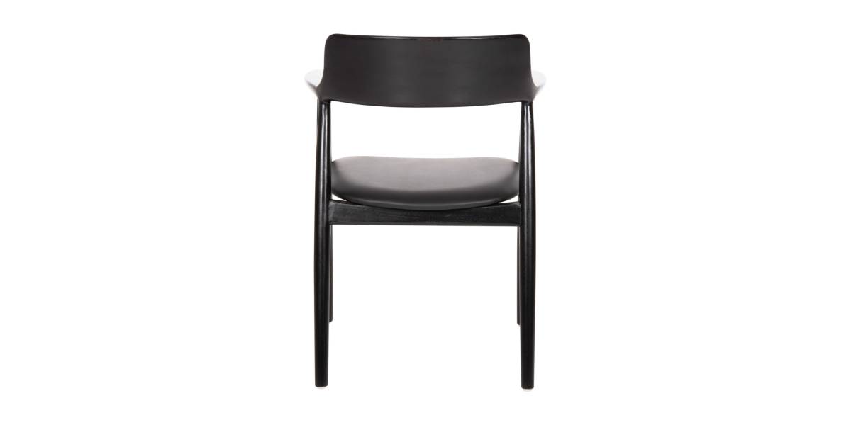 ΠΟΛΥΘΡΟΝΑ ΤΡΑΠΕΖΑΡΙΑΣ KINGSLEY HM9634.02 ΞΥΛΟ ΜΑΟΝΙ- ΜΑΥΡΟ VINYL 58x53x80Yεκ.