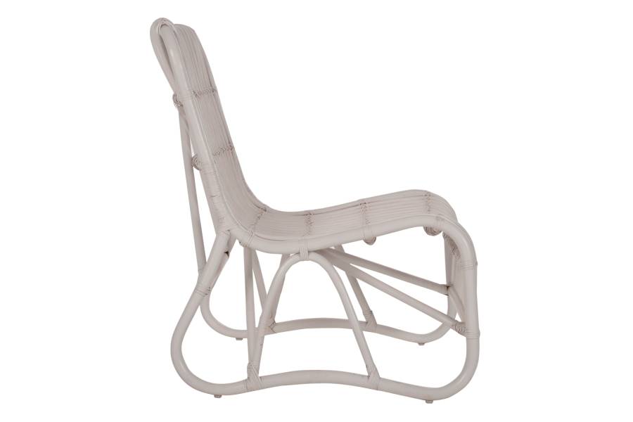 ΠΟΛΥΘΡΟΝΑ BRONNY ΕΞΩΤ.ΧΩΡΟΥ HM9644.02 RATTAN ΣΕ ΛΕΥΚΟ ΧΡΩΜΑ 60x82x92Υεκ.