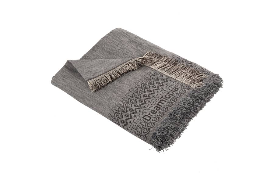 ΡΙΧΤΑΡΙ ME ΚΡΟΣΙΑ DREAMTOPIA HM12164.05 ΣΕ ΓΚΡΙ ΧΡΩΜΑ 178X178εκ.