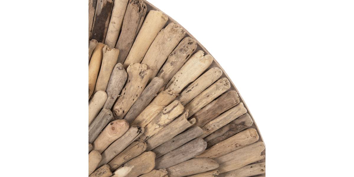 ΔΙΑΚΟΣΜΗΤΙΚΟ ΤΟΙΧΟΥ ΣΤΡΟΓΓΥΛΟ CHIIKI HM4299 DRIFTWOOD ΣΕ ΦΥΣΙΚΟ Φ80 εκ.