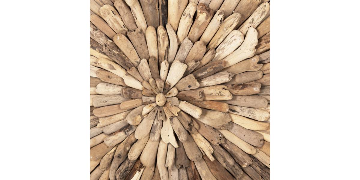 ΔΙΑΚΟΣΜΗΤΙΚΟ ΤΟΙΧΟΥ ΣΤΡΟΓΓΥΛΟ CHIIKI HM4300 DRIFTWOOD ΣΕ ΦΥΣΙΚΟ Φ98 εκ.