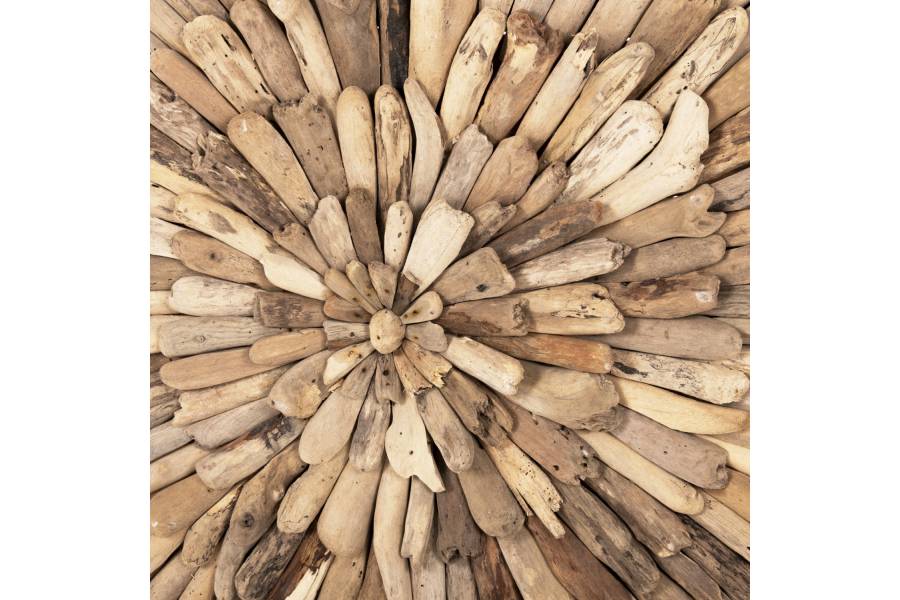 ΔΙΑΚΟΣΜΗΤΙΚΟ ΤΟΙΧΟΥ ΣΤΡΟΓΓΥΛΟ CHIIKI HM4300 DRIFTWOOD ΣΕ ΦΥΣΙΚΟ Φ98 εκ.