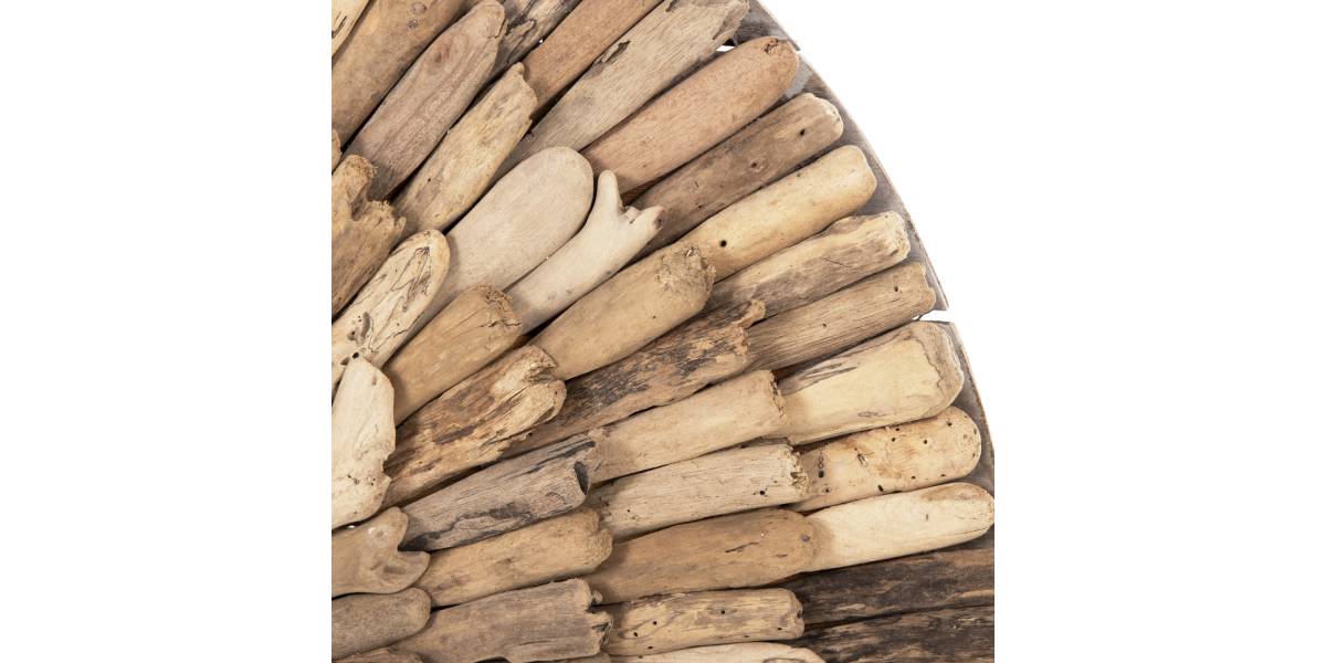 ΔΙΑΚΟΣΜΗΤΙΚΟ ΤΟΙΧΟΥ ΣΤΡΟΓΓΥΛΟ CHIIKI HM4300 DRIFTWOOD ΣΕ ΦΥΣΙΚΟ Φ98 εκ.