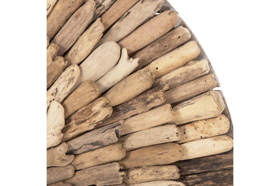 ΔΙΑΚΟΣΜΗΤΙΚΟ ΤΟΙΧΟΥ ΣΤΡΟΓΓΥΛΟ CHIIKI HM4300 DRIFTWOOD ΣΕ ΦΥΣΙΚΟ Φ98 εκ.