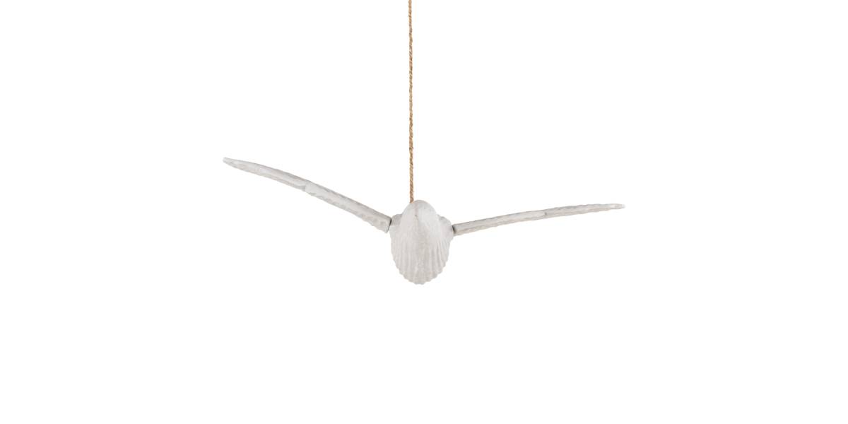 ΚΡΕΜΑΣΤΟ ΔΙAΚΟΣΜΗΤΙΚΟ ΓΛΑΡΟΣ HM4301 ΞΥΛΟ ΑΛΜΠΑΣΙΑΣ ΣΕ WHITEWASH 65x40x16-96Y εκ.