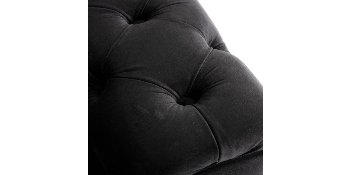 ΣΕΤ ΣΑΛΟΝΙ 2ΤΜΧ MOBAR τ.CHESTERFIELD HM11936.04 ΜΑΥΡΟ ΒΕΛΟΥΔΟ-ΜΕΤΑΛ.ΠΟΔΙΑ