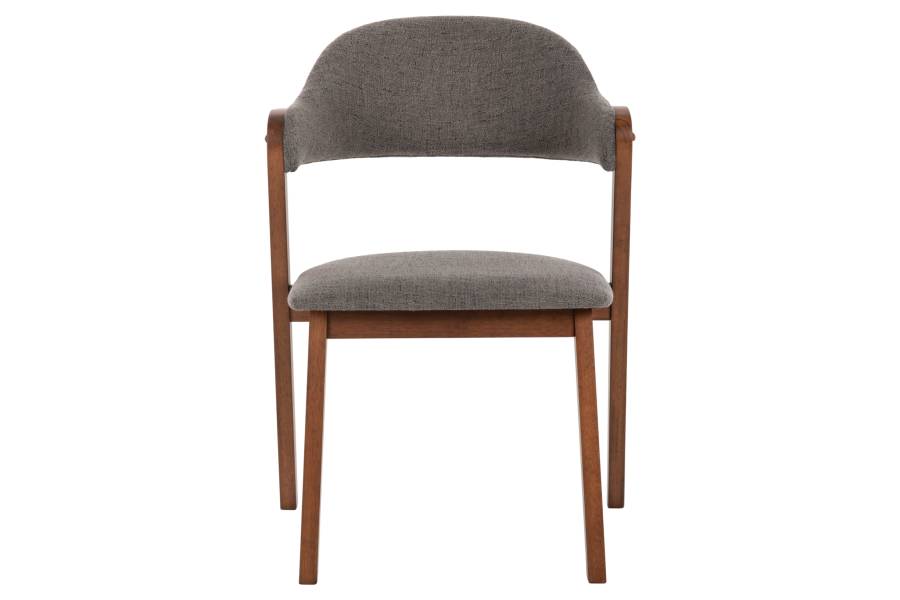 ΚΑΡΕΚΛΑ RIDER HM9734.01 RUBBERWOOD ΣΕ ΚΑΡΥΔΙ-ΥΦΑΣΜΑ ΓΚΡΙ 59x59x83Yεκ.