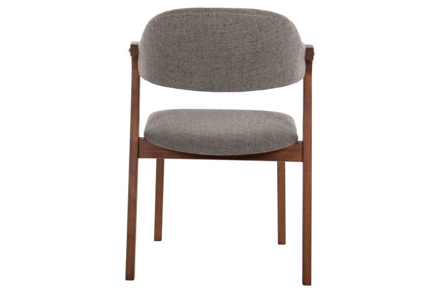 ΚΑΡΕΚΛΑ RIDER HM9734.01 RUBBERWOOD ΣΕ ΚΑΡΥΔΙ-ΥΦΑΣΜΑ ΓΚΡΙ 59x59x83Yεκ.