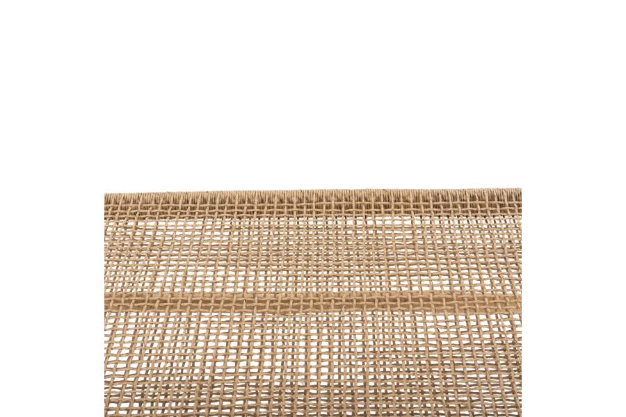 ΤΡΑΠΕΖΙ ΣΑΛΟΝΙΟΥ LONDER HM5985 ΞΥΛΟ ΤΕΑΚ- ΣΥΝΘΕΤΙΚΟ RATTAN-ΦΥΣΙΚΟ 119x79,5x41Yεκ.