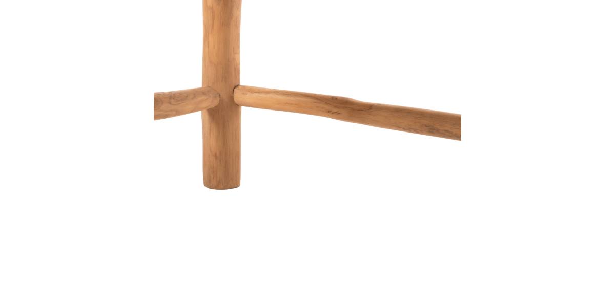 ΤΡΑΠΕΖΙ ΣΑΛΟΝΙΟΥ LONDER HM5985 ΞΥΛΟ ΤΕΑΚ- ΣΥΝΘΕΤΙΚΟ RATTAN-ΦΥΣΙΚΟ 119x79,5x41Yεκ.
