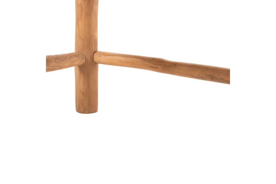 ΤΡΑΠΕΖΙ ΣΑΛΟΝΙΟΥ LONDER HM5985 ΞΥΛΟ ΤΕΑΚ- ΣΥΝΘΕΤΙΚΟ RATTAN-ΦΥΣΙΚΟ 119x79,5x41Yεκ.