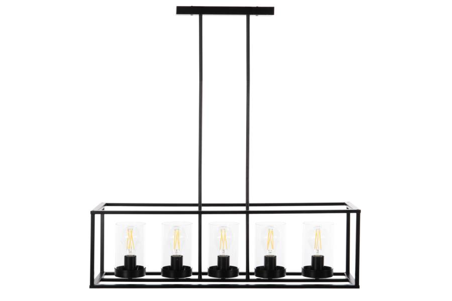 ΦΩΤΙΣΤΙΚΟ ΟΡΟΦΗΣ ΚΡΕΜΑΣΤΟ HM4082 ΜΑΥΡΟ ΜΕΤΑΛΛΟ ΚΑΙ ΓΥΑΛΙ 80x25x23,5-85Yεκ.