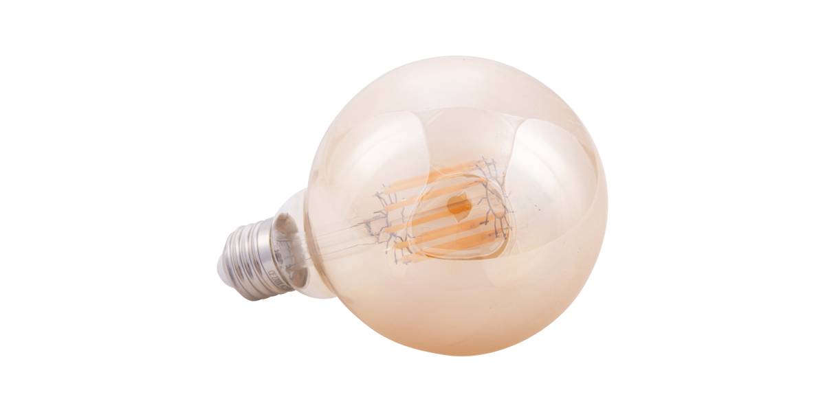 ΛΑΜΠΤΗΡΑΣ GLOBO LED FILAMENT 12W E27 3000K ΧΡΥΣΟ HM4049.02
