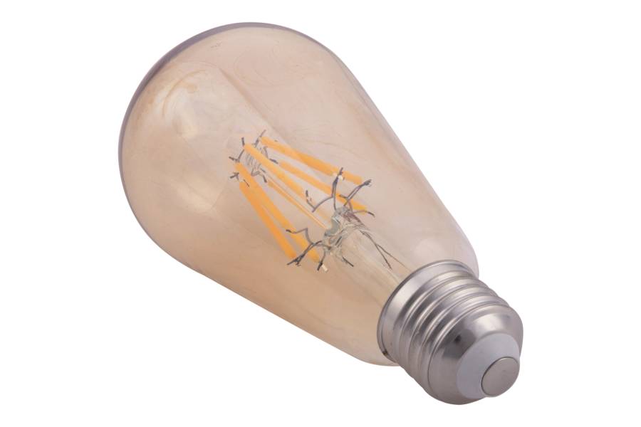 ΛΑΜΠΤΗΡΑΣ HM4188.02 LED FILAMENT 8W E27 DIMMABLE 3000K GOLD