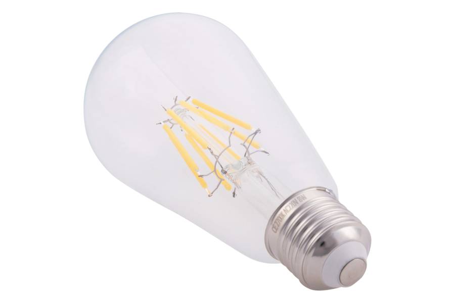 ΛΑΜΠΤΗΡΑΣ HM4188.01 LED FILAMENT 8W E27 DIMMABLE 2700K ΔΙΑΦΑΝΟΣ