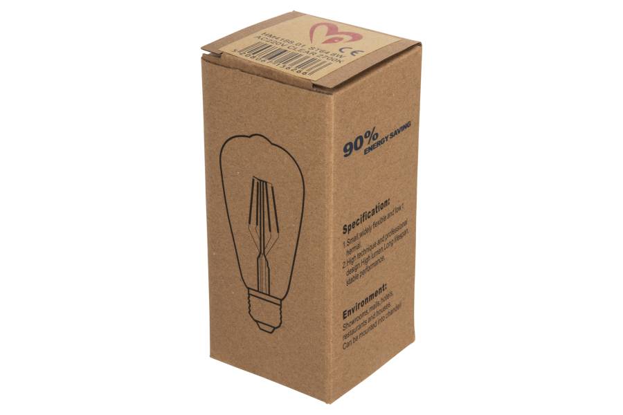 ΛΑΜΠΤΗΡΑΣ HM4188.01 LED FILAMENT 8W E27 DIMMABLE 2700K ΔΙΑΦΑΝΟΣ