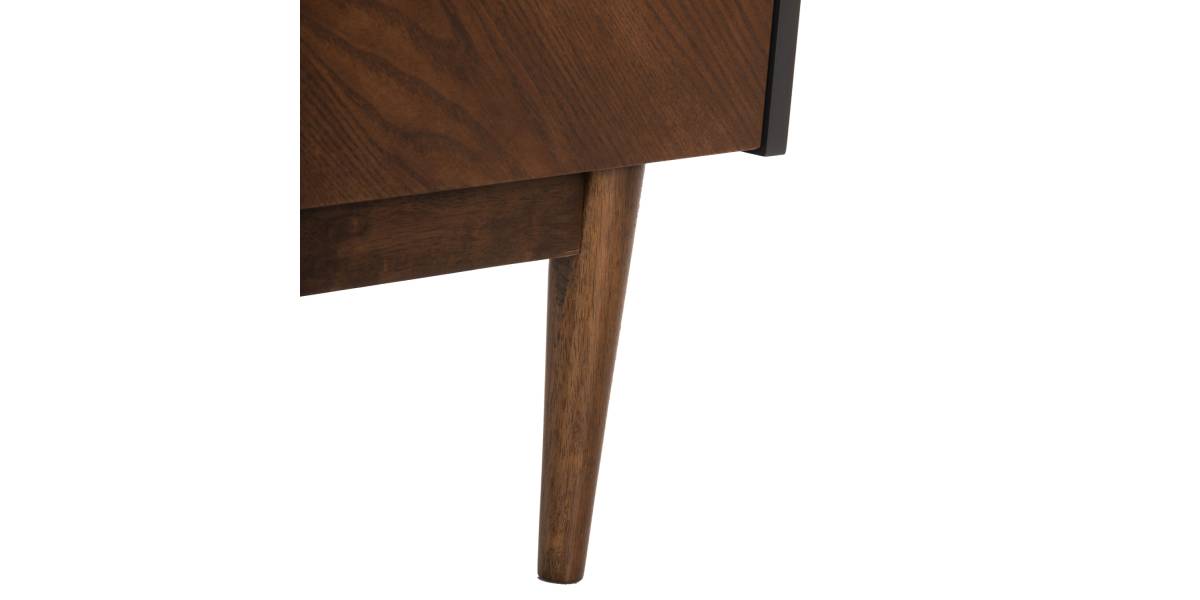 ΜΠΟΥΦΕΣ BEEN HM9740 MDF ΣΕ ΣΚΟΥΡΟ ΓΚΡΙ & ΚΑΡΥΔΙ ΚΑΠΛΑΜΑ 170x43x83Υεκ.