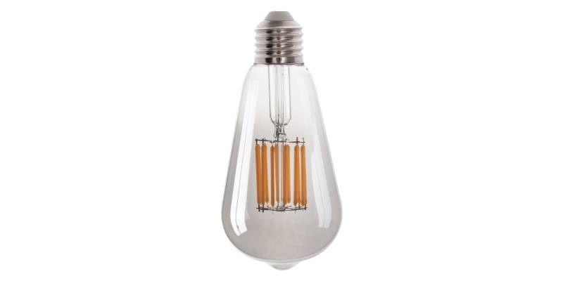 ΛΑΜΠΤΗΡΑΣ HM4189.03 LED FILAMENT 12W E27 3000K SMOKE