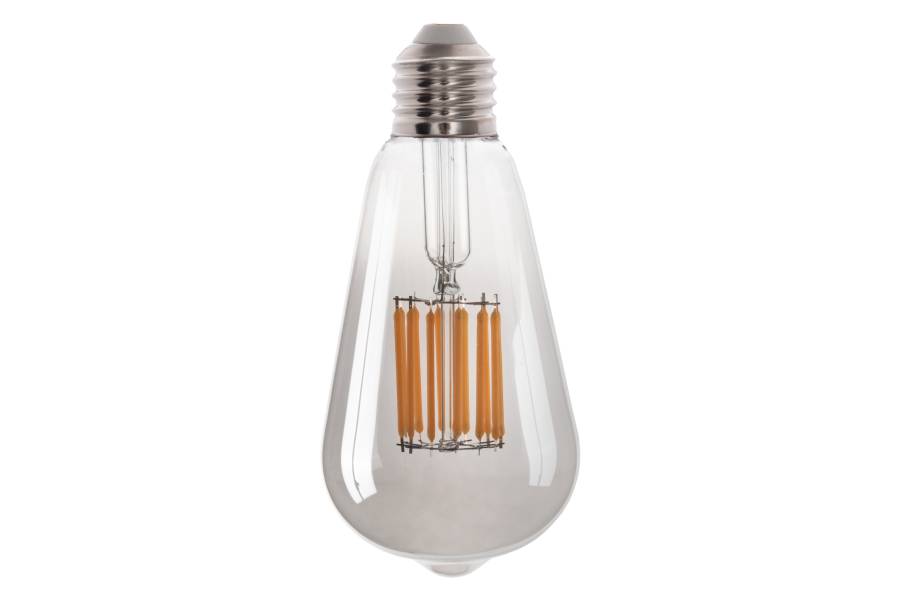 ΛΑΜΠΤΗΡΑΣ HM4189.03 LED FILAMENT 12W E27 2700K SMOKE
