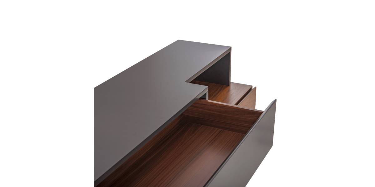 ΜΠΟΥΦΕΣ PREDA HM9747 MDF ΜΕ ΚΑΡΥΔΙ & ΣΚΟΥΡΟ ΓΚΡΙ ΚΑΠΛΑΜΑ 167x28-40x80Υεκ.