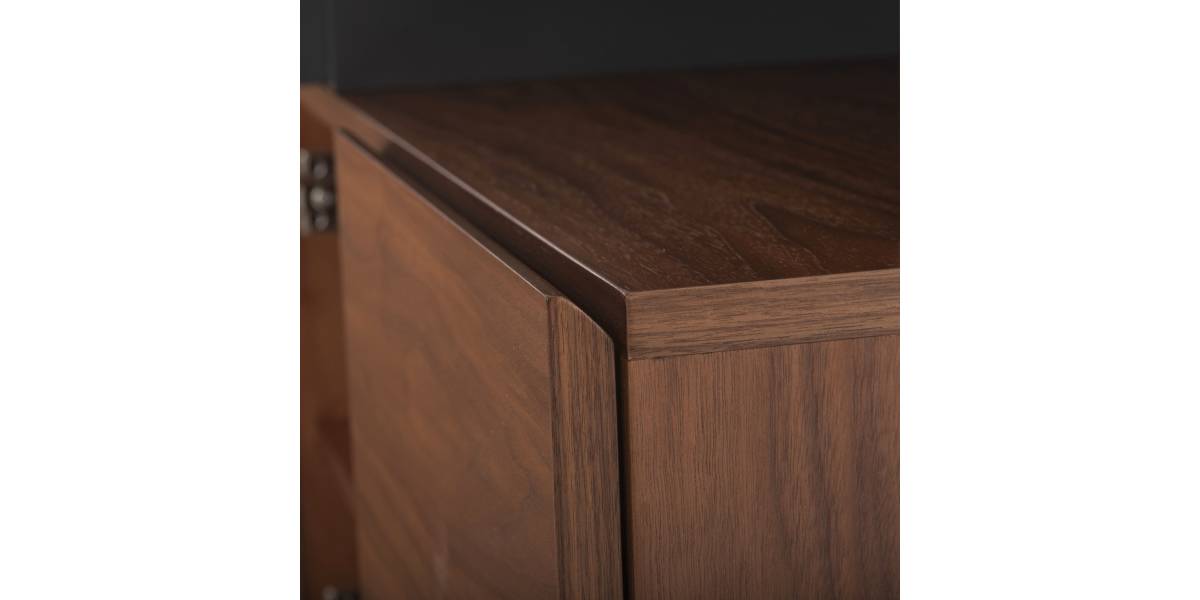 ΜΠΟΥΦΕΣ PREDA HM9747 MDF ΜΕ ΚΑΡΥΔΙ & ΣΚΟΥΡΟ ΓΚΡΙ ΚΑΠΛΑΜΑ 167x28-40x80Υεκ.
