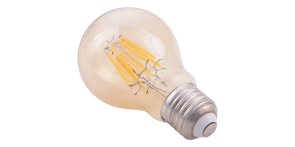 ΛΑΜΠΤΗΡΑΣ HM4045 LED FILAMENT 8W E27 3000K GOLD DIMMABLE