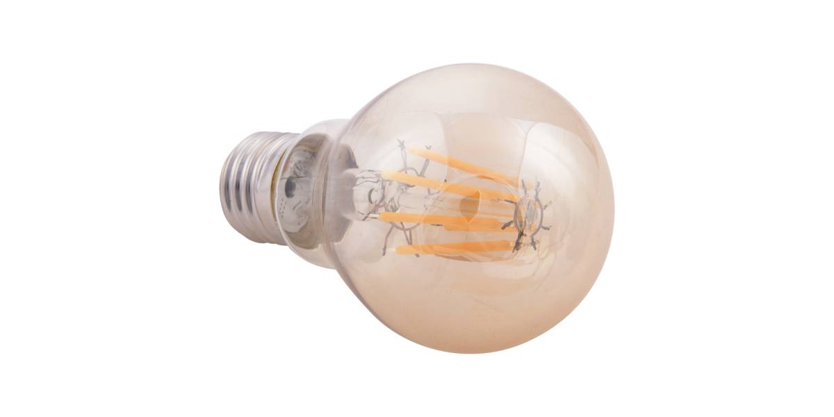 ΛΑΜΠΤΗΡΑΣ HM4045 LED FILAMENT 8W E27 3000K GOLD DIMMABLE