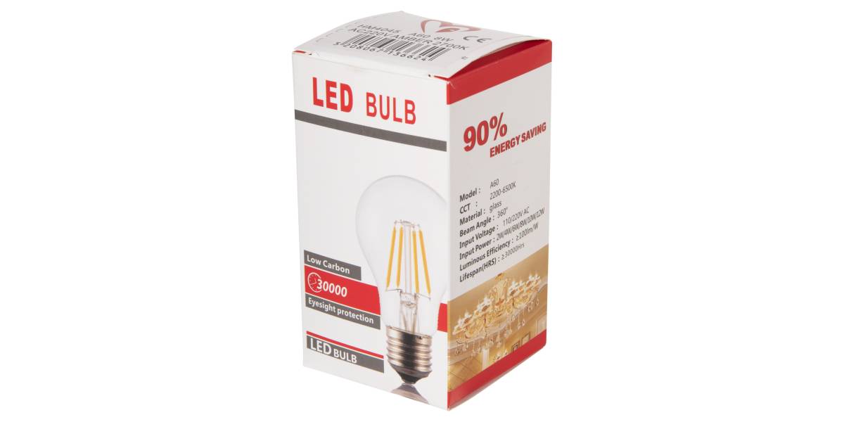 ΛΑΜΠΤΗΡΑΣ HM4045 LED FILAMENT 8W E27 3000K GOLD DIMMABLE