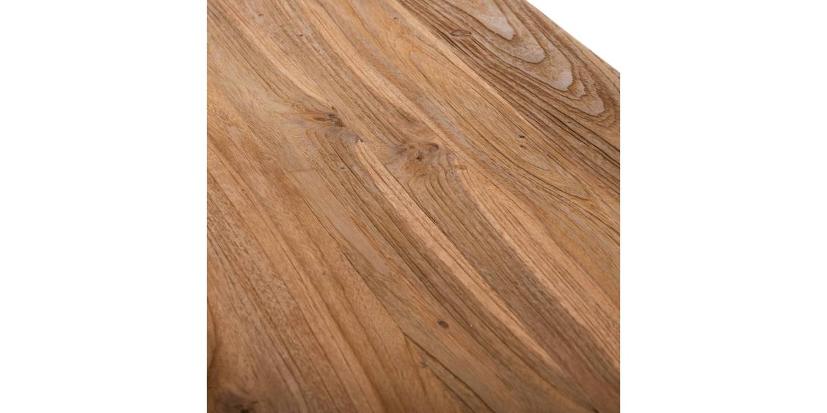 ΚΟΝΣΟΛΑ SHIRE HM9800 ΑΝΑΚΥΚΛΩΜΕΝΟ ΞΥΛΟ TEAK-ΜΑΥΡΕΣ ΜΕΤΑΛΛΙΚΕΣ ΒΑΣΕΙΣ 240x50x90Yεκ