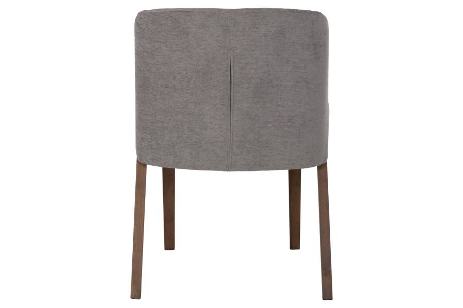ΚΑΡΕΚΛΑ RADDER HM9749 RUBBERWOOD ΣΕ ΚΑΡΥΔΙ-ΓΚΡΙ ΥΦΑΣΜΑ 50x53x77Υεκ.